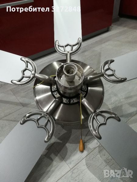 Вентилатор за таван с 5 перки TRIO Leuchten, снимка 1