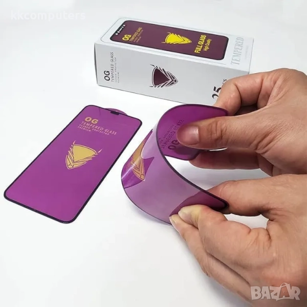 Golden Armor Стъклен screen protector за iPhone 16 Pro Max 6.9/ 17 Pro Max / Черен / Баркод : 240341, снимка 1