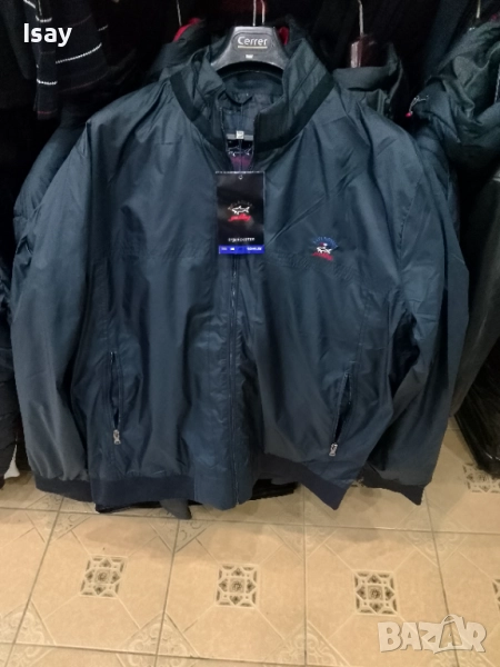 Мъжко пролетно есенно яке Паул Шарк в тъмно син цвят 6ХЛ 7ХЛ последни размери, снимка 1