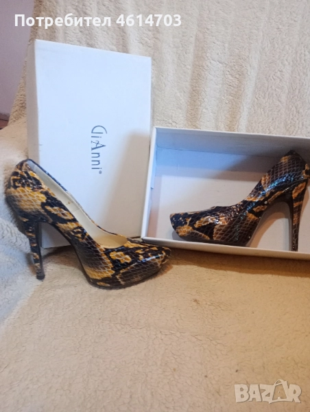 дамски луксозни обувки почти не обувани , снимка 1