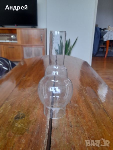 Старо стъкло за газена лампа,фенер #5, снимка 1