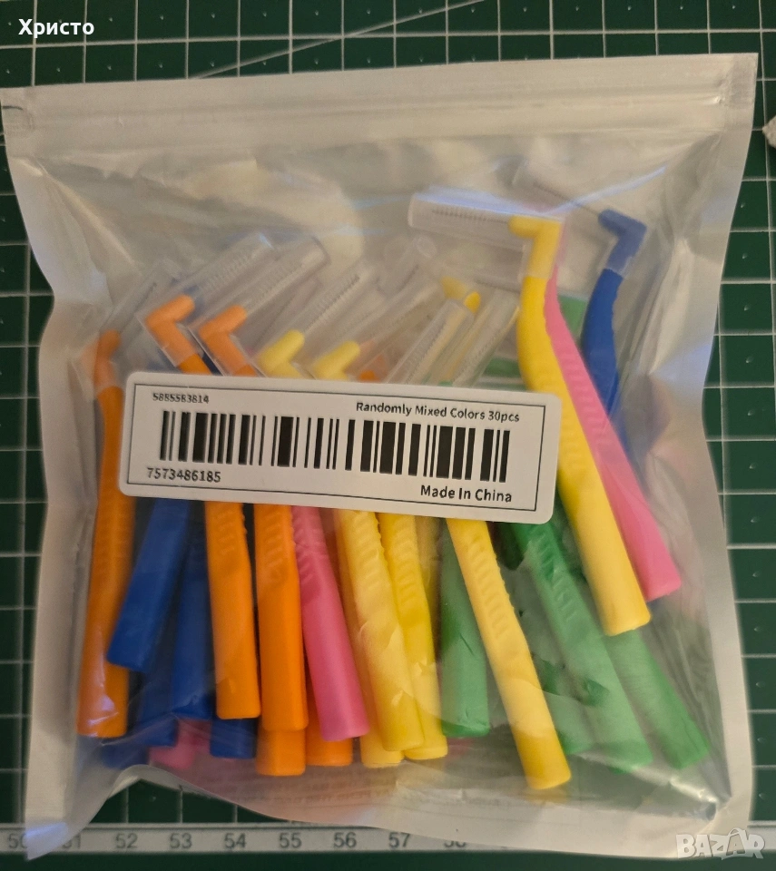 Интердентални четки за зъби 30бр., снимка 1