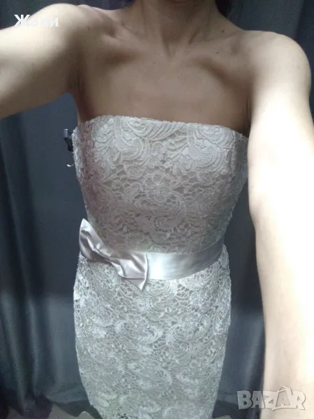 Елегантна дантелена рокля , снимка 1