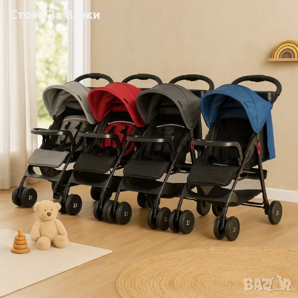 Лятна детска количка Zizito Adel - перфектният избор за топлите дни, снимка 1