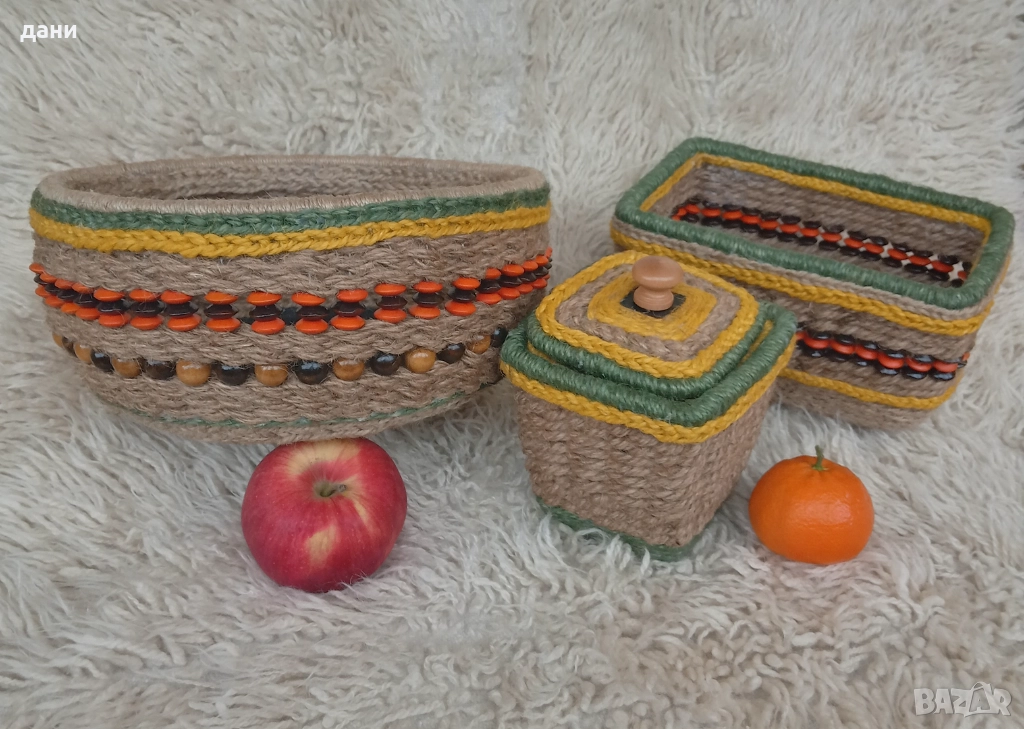 Комплект Декоративни съдове - ръчна изработка , снимка 1