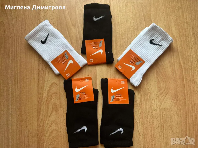 ПАМУЧНИ чорапи Найк/NIKE универсален юношески размер 36-42, снимка 1