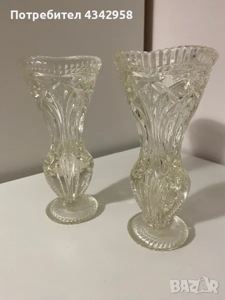 Vintage Glass vase , снимка 1