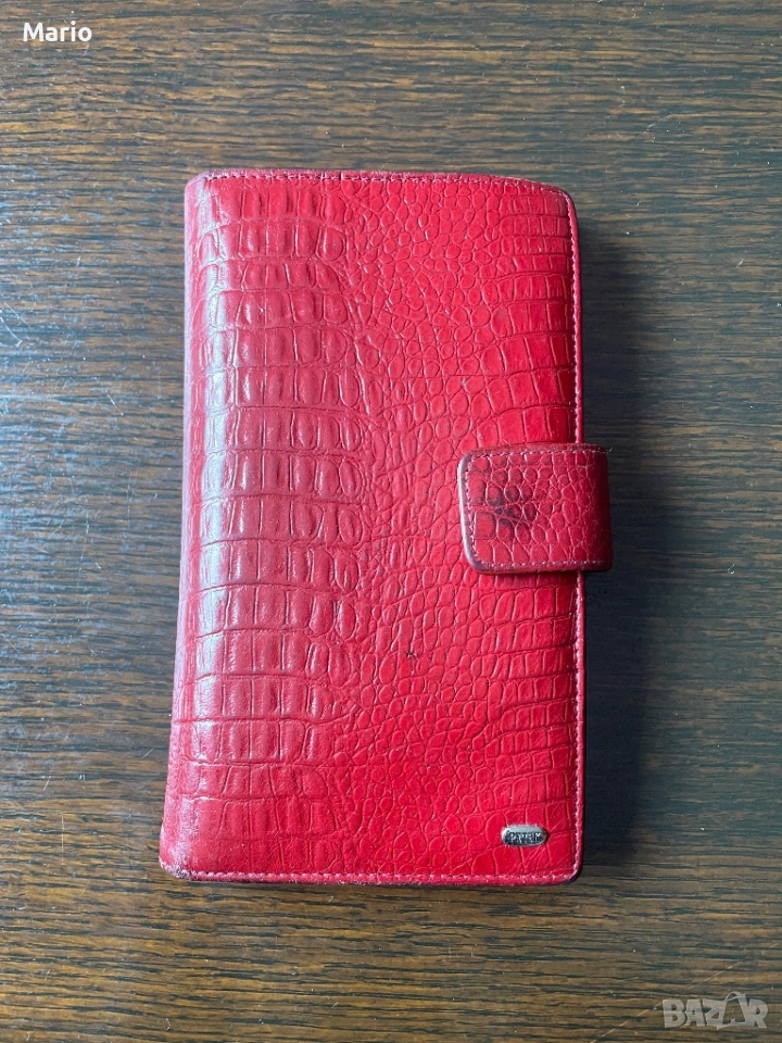 Petek дамски портфейл червен, снимка 1