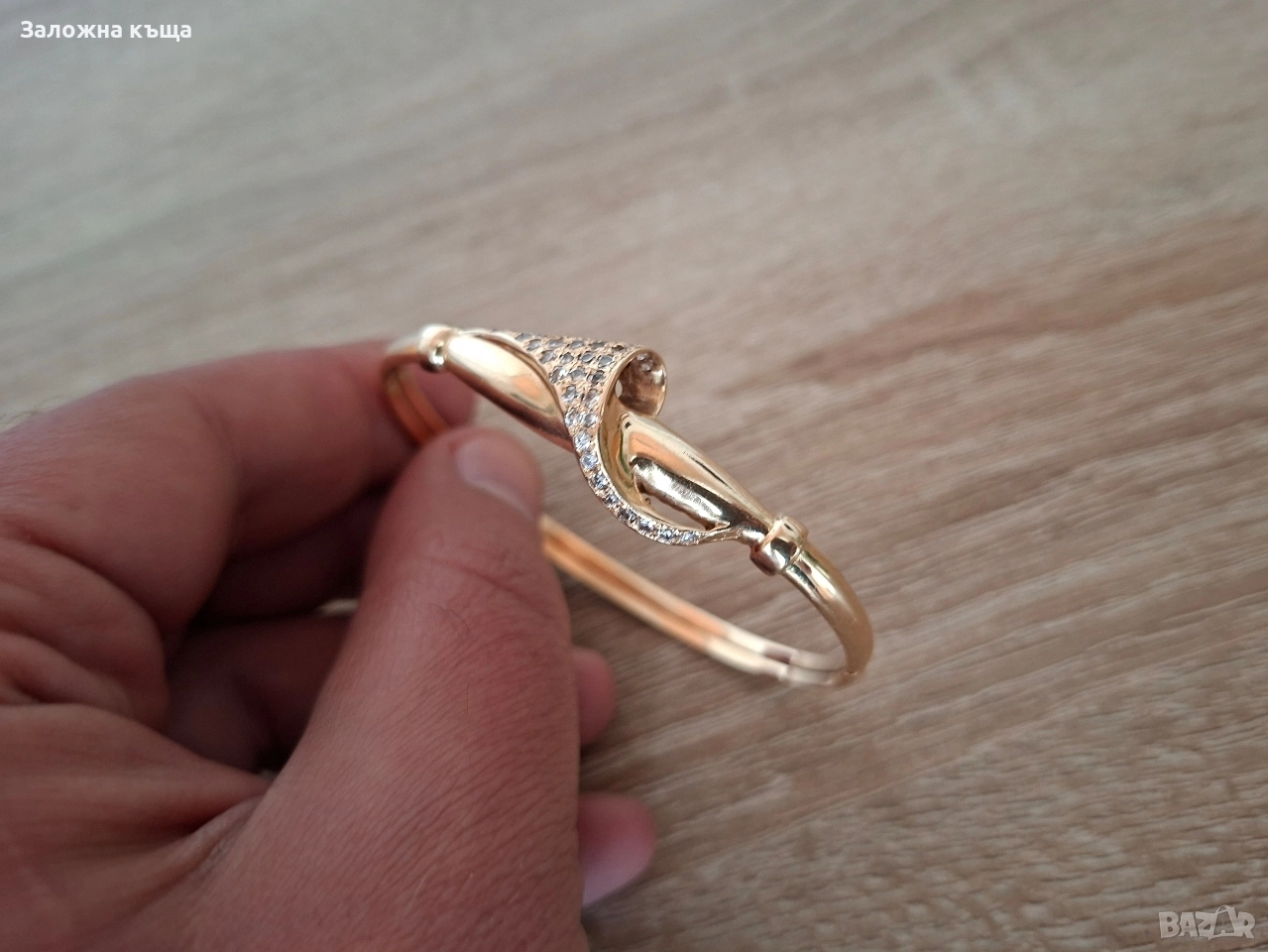 Дамска златна гривна - 12,30 гр. / 585 / 14К, снимка 1