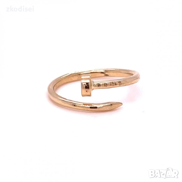 Златен дамски пръстен Cartier 3,23гр. размер:52 14кр. проба:585 модел:33815-3, снимка 1