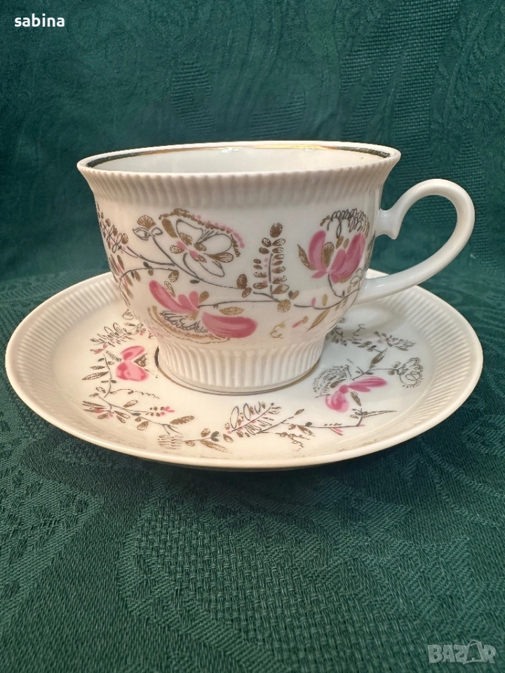 Редки чаши за чай на ЛФЗ Ломоносов, СССР, снимка 1