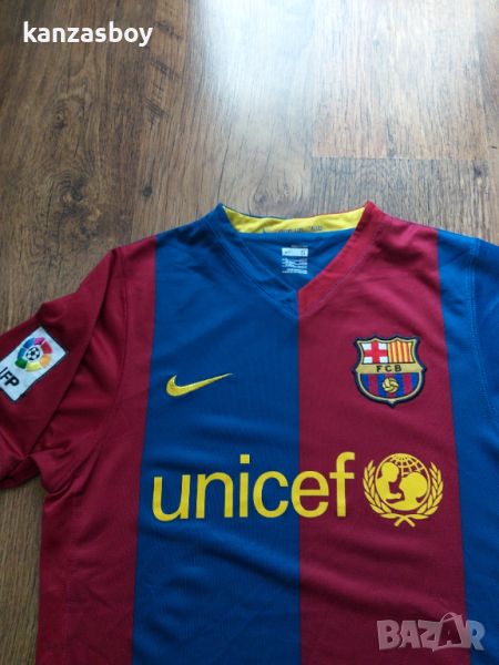 NIKE BARCELONA 2006 2007 HOME FOOTBALL SHIRT - мъжка футболна тениска С, снимка 1