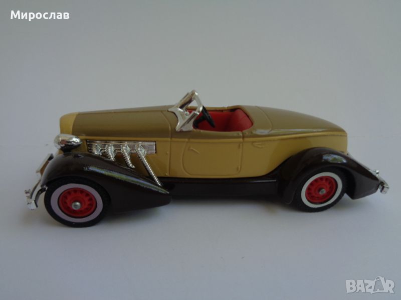 1:43 MATCHBOX 1933 Auburn 851 КОЛИЧКА РЕТРО МОДЕЛ ИГРАЧКА, снимка 1