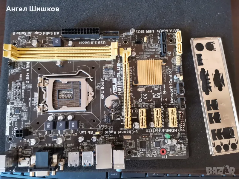 Дънна платка H81 Asus H81M-PLUS Socket 1150, снимка 1