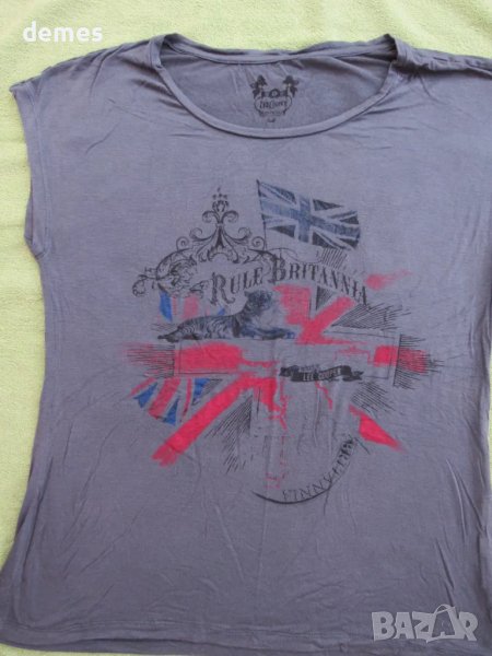 Нова дамска тениска Lee Cooper цвят графит размер М, снимка 1