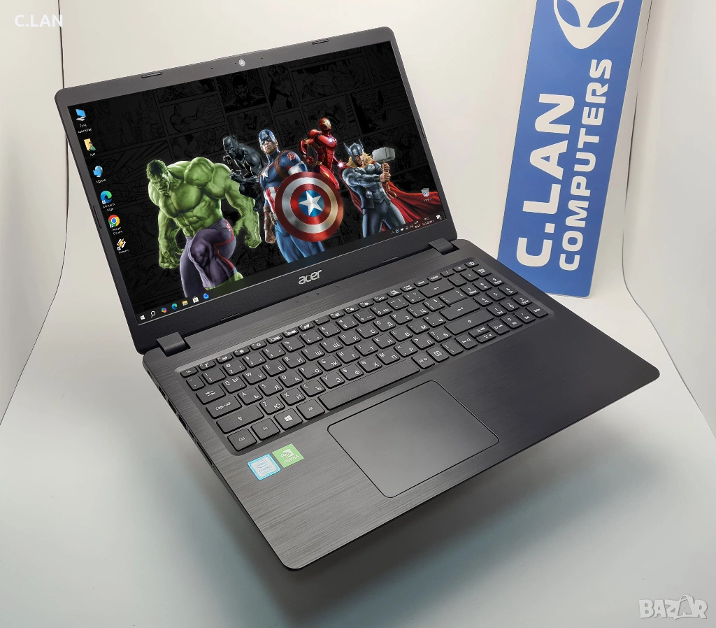 Acer Aspire A515-52G i3 8145U/8GB/256SSD/Nvidia MX130-2GB/FHD, снимка 1