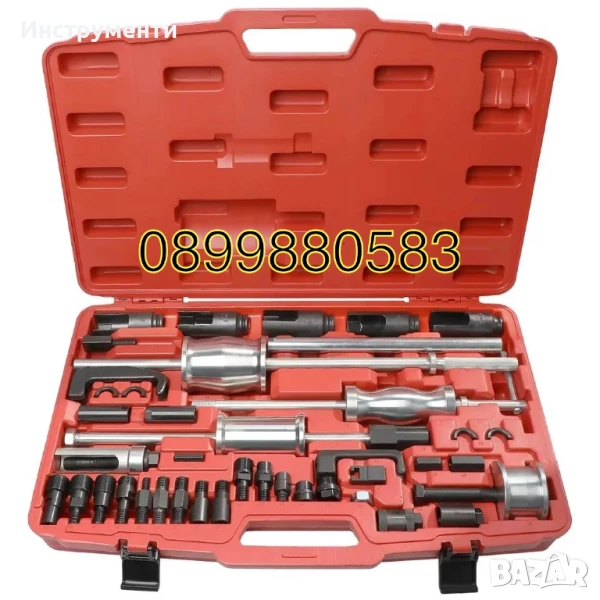 Обратен чук и скоби за дюзи 40 части Kraft, снимка 1