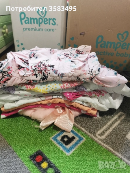 Огромен лот бебешки рокли , снимка 1