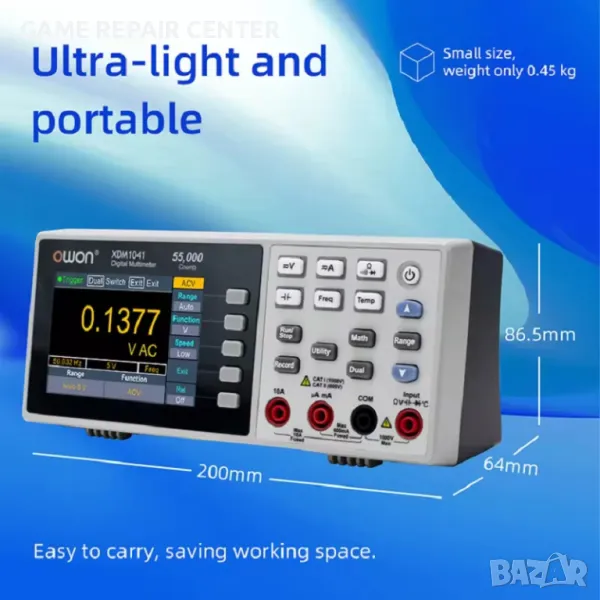 OWON XDM1241 MultiMeter Мултицет, снимка 1