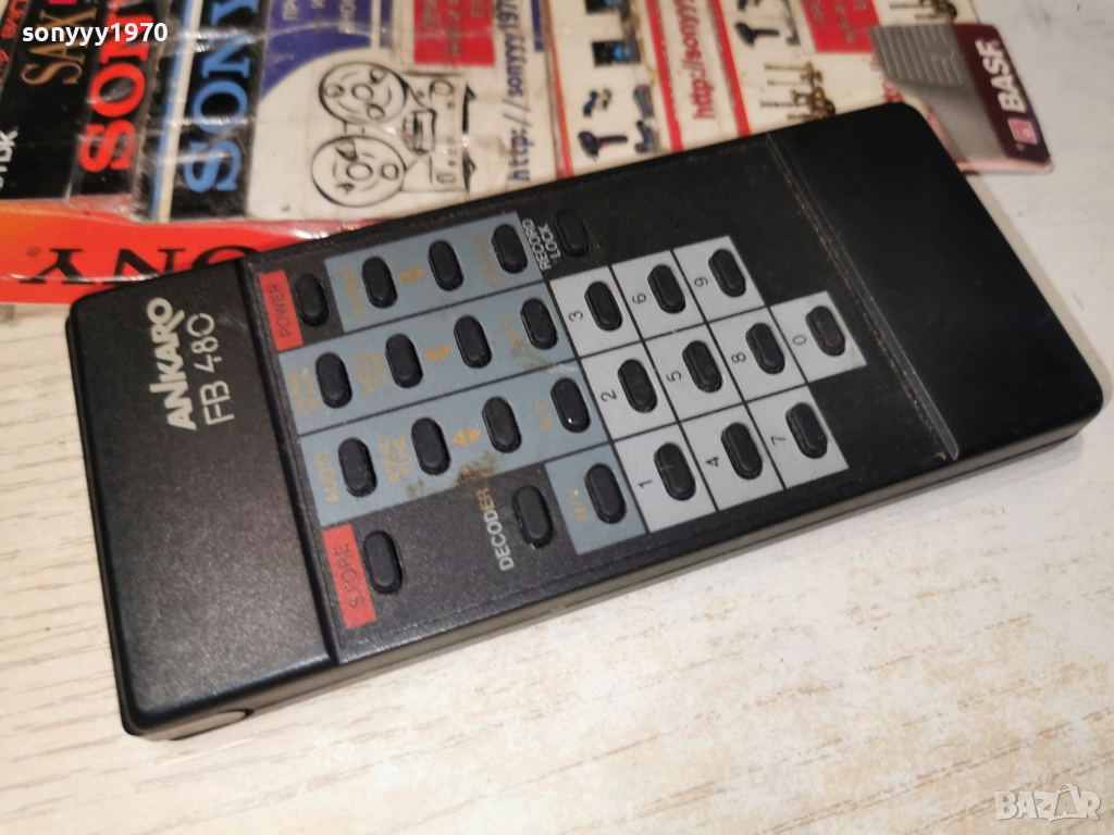ANKARO FB480 SATELLITE RECEIVER REMOTE 2112251045, снимка 1