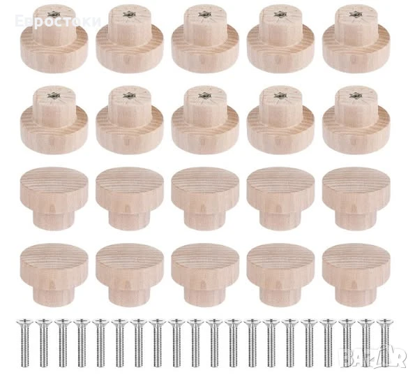 Мебелни дръжки TAKUZA, комплект от 20 броя, снимка 1