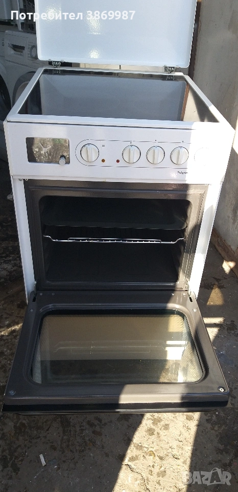 Печка със керамични котлони и вентилатор , снимка 1