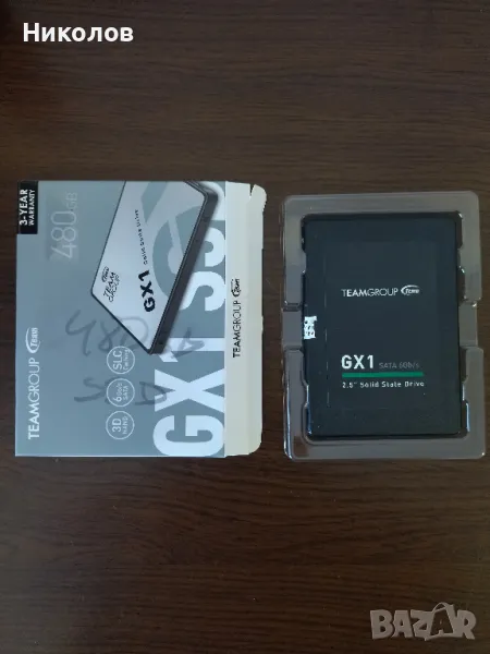 Продавам SSD диск 480GB, снимка 1