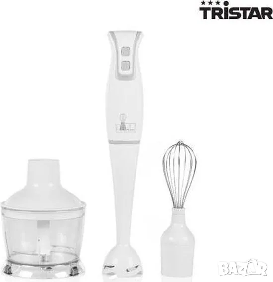 Пасатор Tristar PD-8960 - 4 части 350W - 2 скорости - 3 в 1 - бял, снимка 1