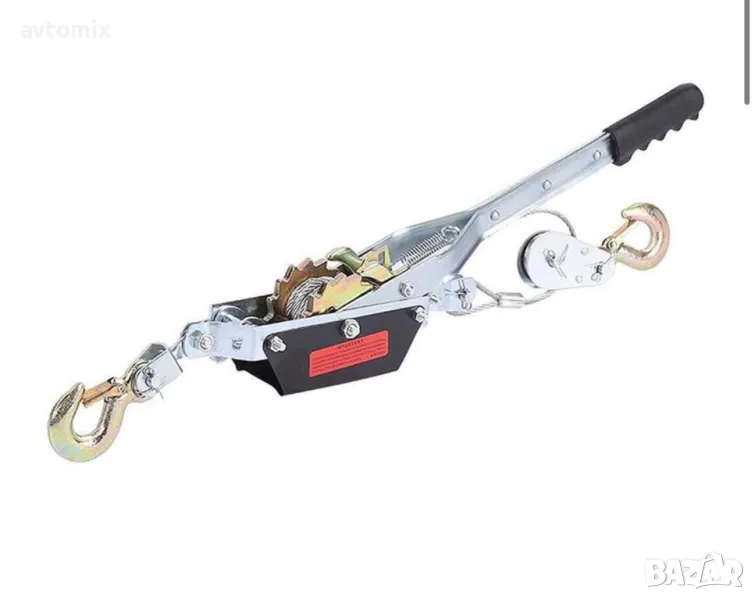 Ръчна лебедка-скрипец със стоманено въже, 4 тона, снимка 1