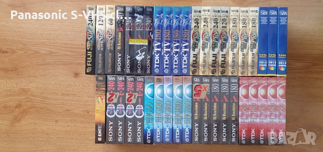 НОВИ VHS S-VHS касети