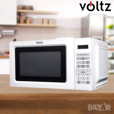 Микровълнова фурна Voltz OV1443D, 700W, 20л., 10степени на мощност, 2 ГОДИНИ ГАРАНЦИЯ, снимка 3 - Микровълнови - 46419975