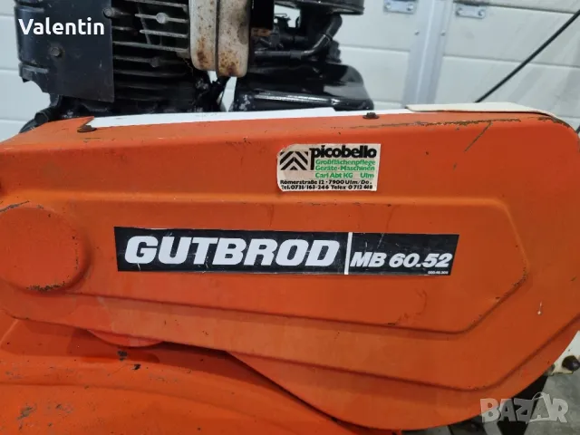 Немска мото фреза Gutbrood 5hp, снимка 2 - Градинска техника - 50207244