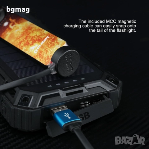 OLIGHT Arkfeld UV LED фенер до 1000 лумена, с ултравиолетова светлина, снимка 5 - Къмпинг осветление - 52124852