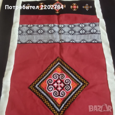 Старинни декоративни кърпа с бродерии,пано за стена, снимка 7 - Антикварни и старинни предмети - 50778534