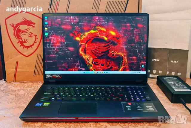 NVidia RTX 3070 8GB/Intel Core i7-11800H/16GB RAM/1TB SSD NVMe/17.3 IPS 240Hz FullHD/MSI Raider 76