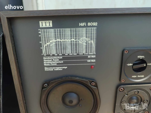 Тонколони ITT HIFI 8092, снимка 10 - Тонколони - 50735026