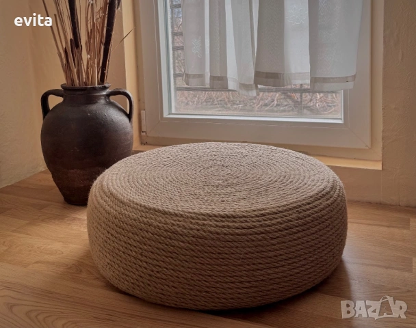 🌿 Бутикови табуретки с характер - ръчно сътворено, снимка 2 - Дивани и мека мебел - 33835741