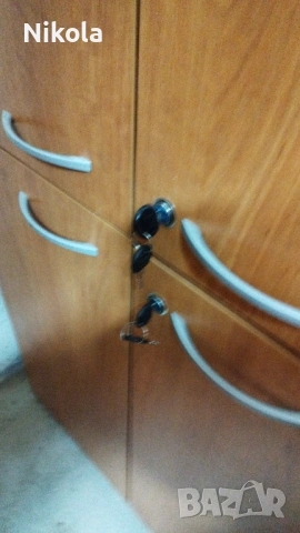 Офис шкаф - гардероб с четири врати и 5бр. рафтове 86/40/194, снимка 5 - Шкафове - 41500557