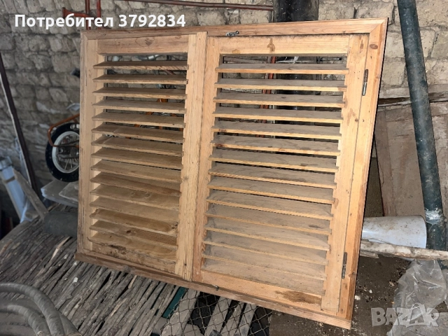 Дървена дограма с капаци НОВА, снимка 3 - Дограми - 52296291