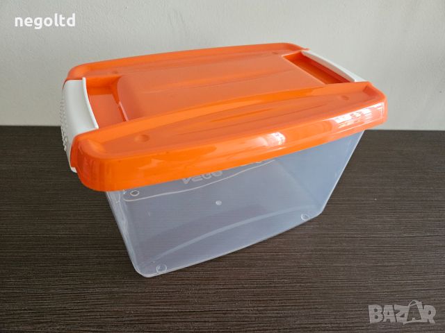 Пластмасова прозрачна кутия с капак 5 и 9 литра ❤ Кутия за лего/Кутия за играчки/Кутия за пъзели, снимка 6 - Други - 46387254