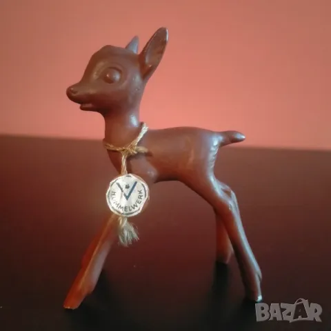 Колекционерска фигурка Goebel Hummel Terrakotta Bambi Disney, снимка 2 - Колекции - 47758212