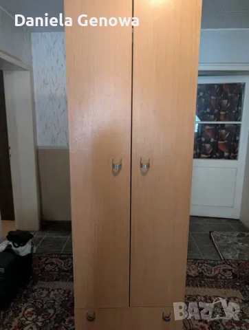 гардероб, двукрилен