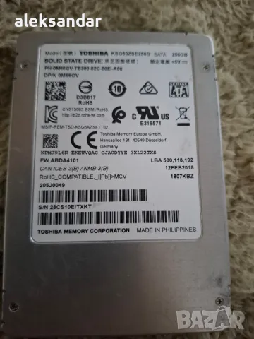 SSD Toshiba 256GB SG6 , снимка 1 - Твърди дискове - 48481676