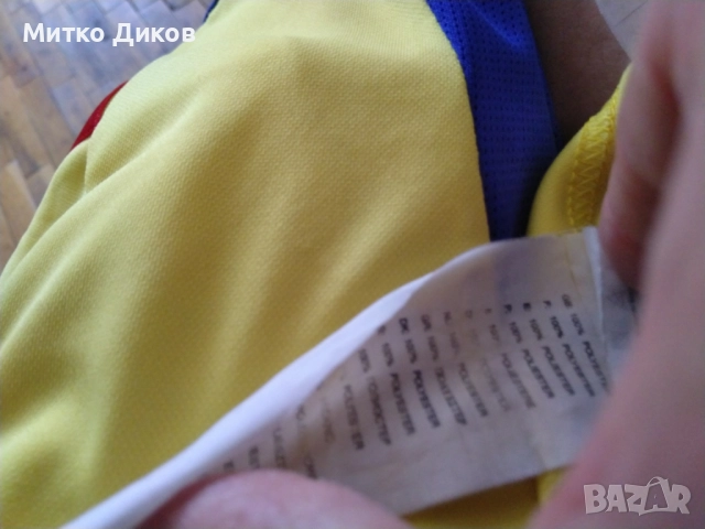 Украйна винтидж футболна тениска маркова на Лото №7 Андрей Шевченко размер Л реален, снимка 9 - Футбол - 51832210