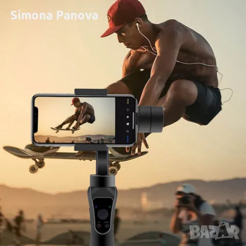 Стабилизатор за телефон Gimbal 3 осов, снимка 1 - Чанти, стативи, аксесоари - 47561497