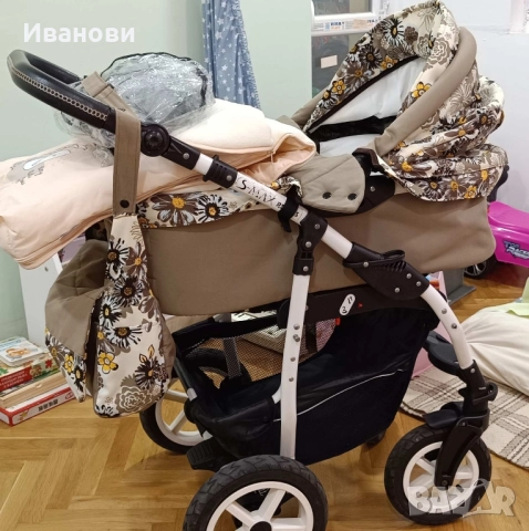 Бебешка количка S-MAX DАISY - RETRUS, снимка 4 - Детски колички - 52194522