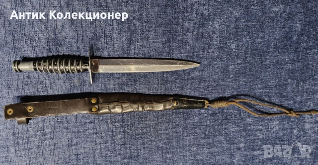 Боен нож «Baroud», Франция 1950-1960 гг., снимка 6 - Антикварни и старинни предмети - 52232533