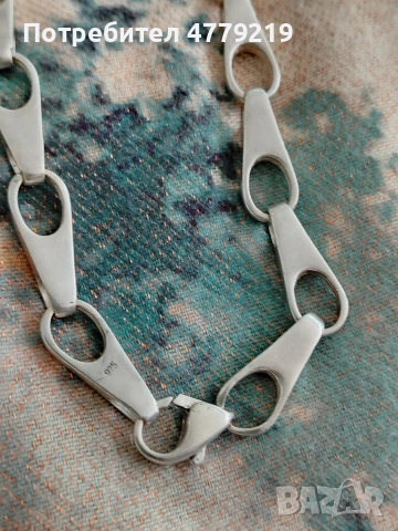 Масивен сребърен ланец , снимка 7 - Колиета, медальони, синджири - 54106114