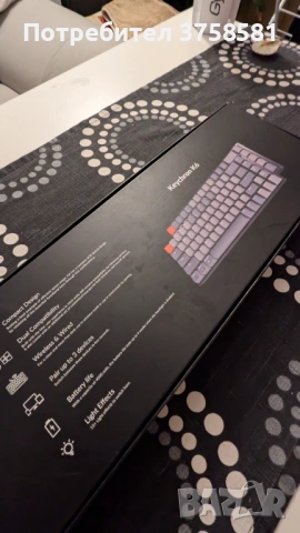 Механична клавиатура Keychron K6 с гаранция , снимка 6 - Клавиатури и мишки - 53952641