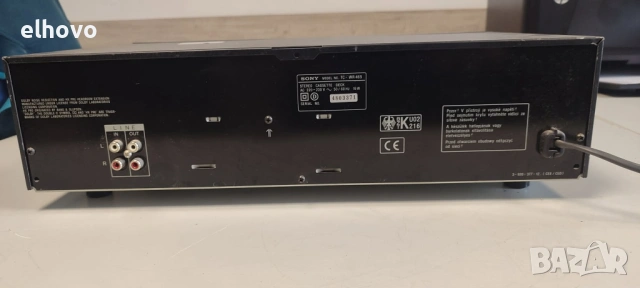 Дек SONY TC-WR4565, снимка 3 - Ресийвъри, усилватели, смесителни пултове - 53172284